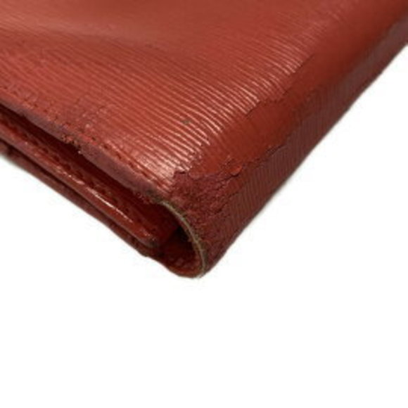 Prada Leather Red Wallet Tri - Picture 7 of 9